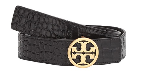 Tory Burch 1.5 Embossed classy blaque Tie belts 2020 BLAQUE COLOUR